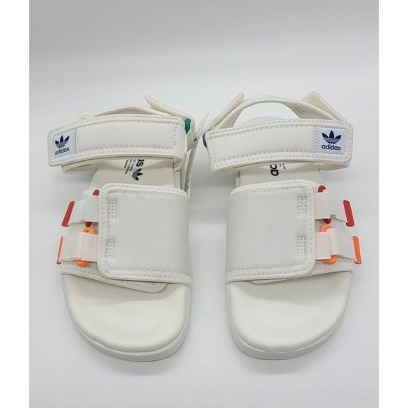 Adidas Originals Adilette 4.0 Sandal \'White Scarlet True Orange\' GZ8828 main image 4